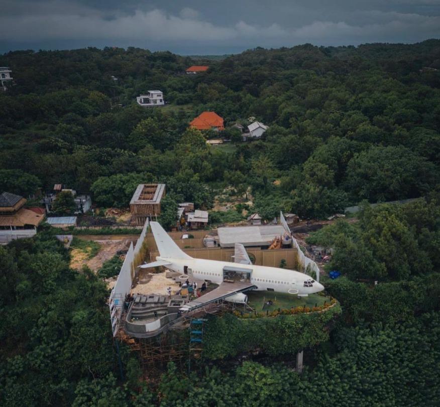 Boeing 737 vira hotel de luxo na Indonésia; veja fotos