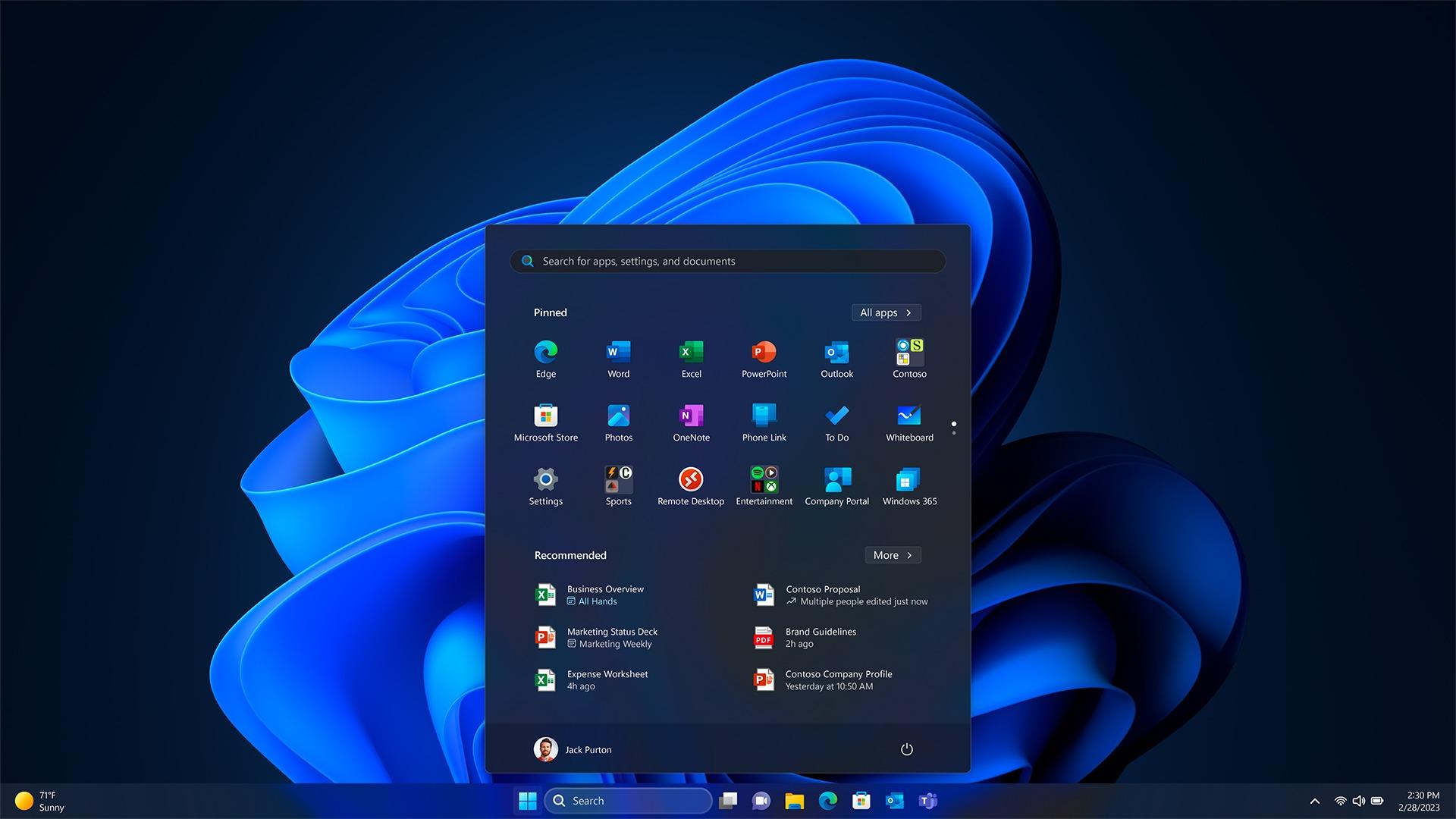 Windows 11 ganha Bing com ChatGPT e funções de IA no Menu Iniciar