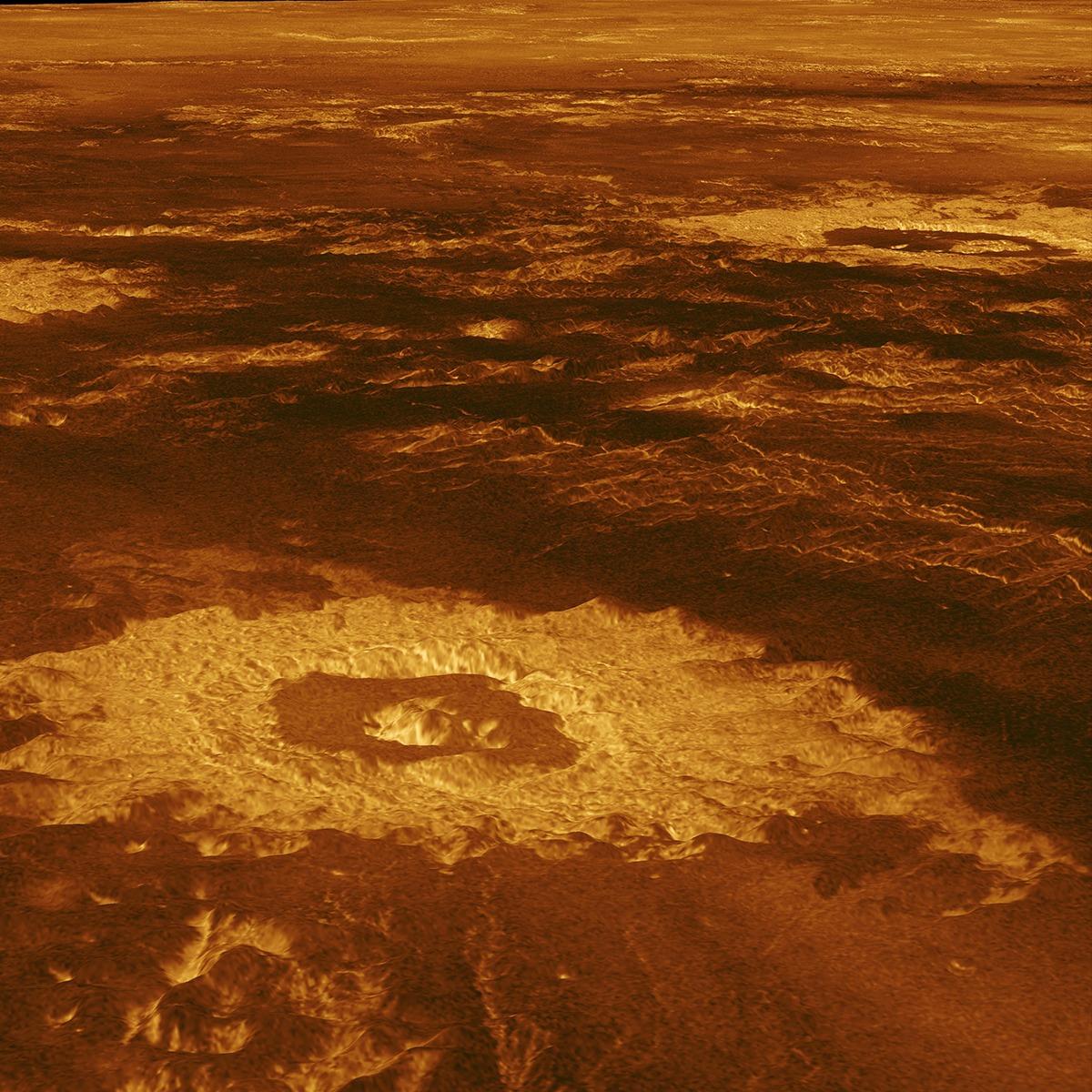 Imagens de 30 anos atrás revelam atividade vulcânica em Vênus