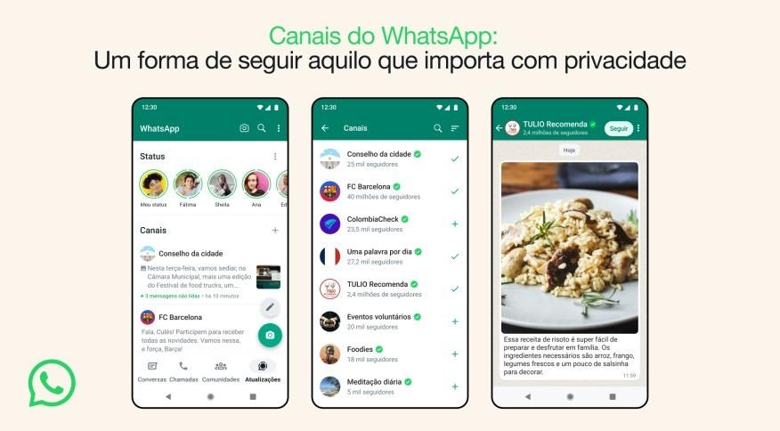 WhatsApp lança recurso 'Canais', com membros ilimitados