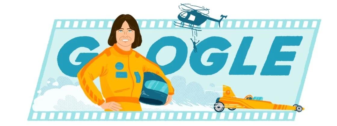 Google Doodle homenageia Kitty O'Neil, lendária dublê americana