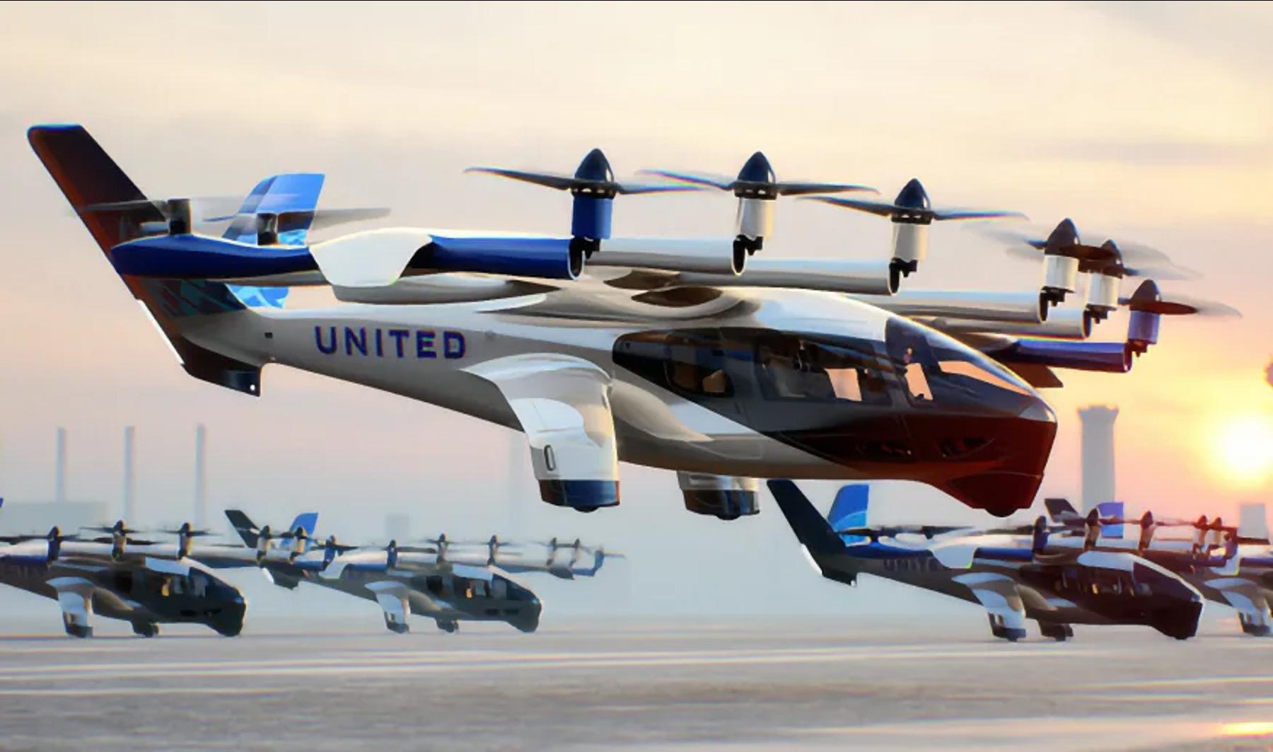 United Airlines e Archer Aviation farão rota de taxi aéreo em Chicago em 2025