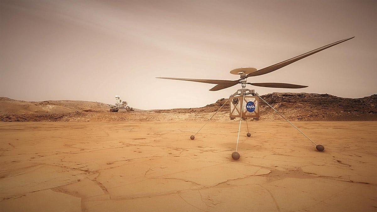 Novo helicóptero pode explorar Marte