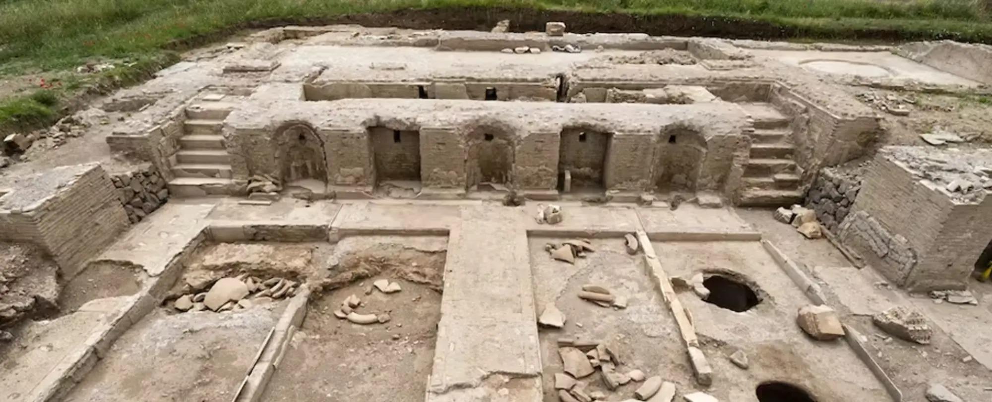 Cidade perdida romana revela antiga vinícola